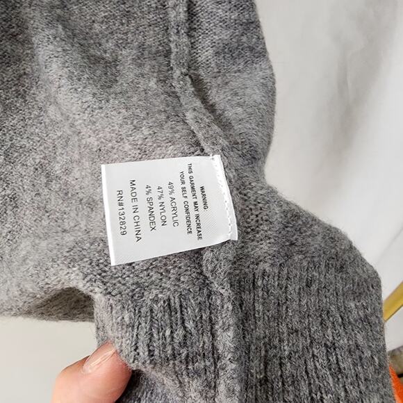 Song of Style Revolve Tommy Cardigan long maxi duster in heather Grey belted - Picture 6 of 10